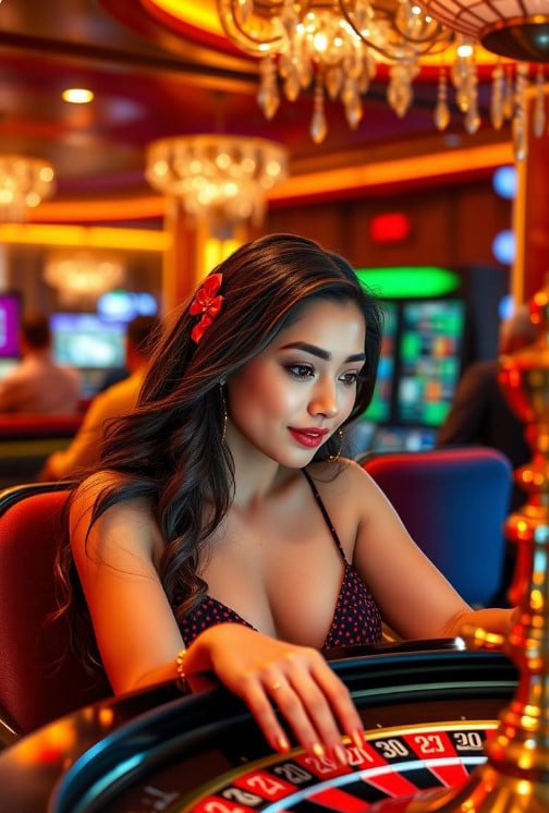 bonus365 casino live dealer baccarat table on mobile screen
